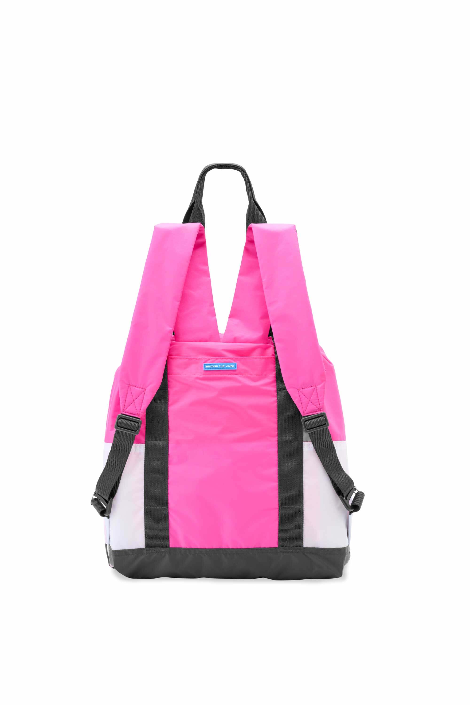 バッグ ripstop reusable bag - pink/black Colourblock ParaPack 001 | Beyond The Vines