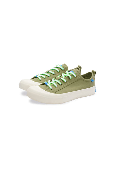 lace:sage-neon green two tone flat lace