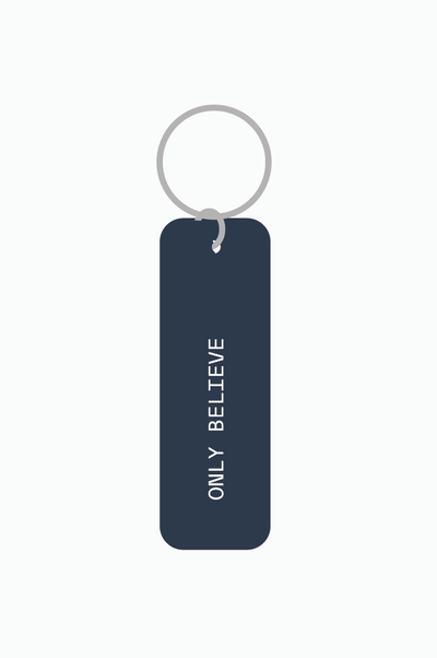 Believe Key Tag